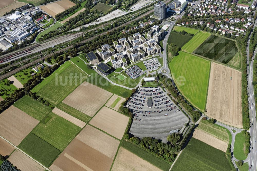 Luftaufnahme Kornwestheim - Autokino- Gelände in Kornwestheim im Bundesland Baden-Württemberg, Deutschland